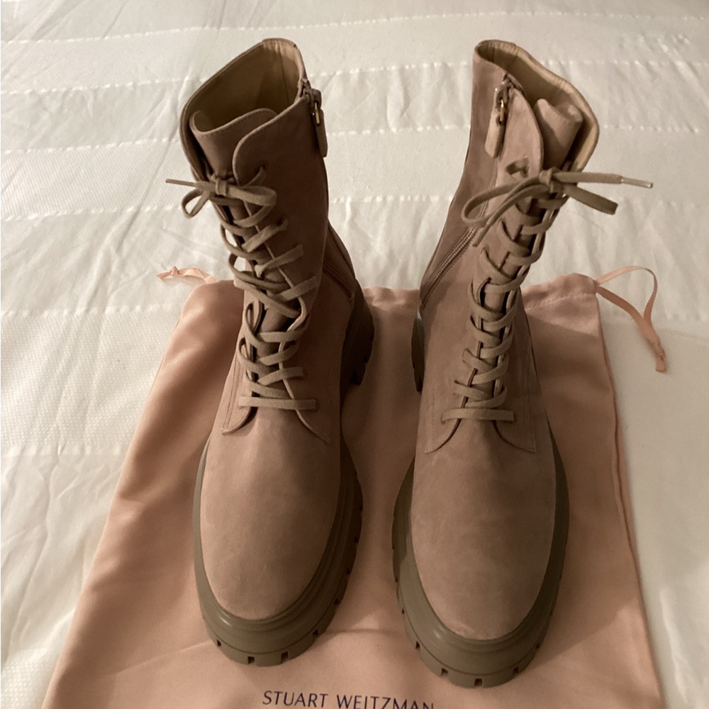 Bedford Sleek Lace-Up Bootie Cashmere Tonal - image 3